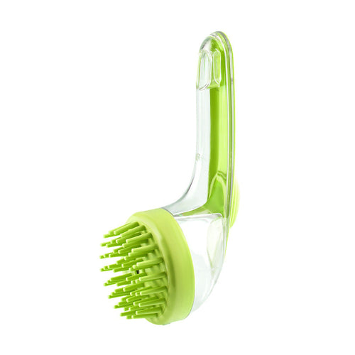 The Daily Scrub: Long-Handle Pet Bath & Grooming Brush