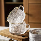 Vintage Glass Cups 4-piece set  Tea, Coffee cups