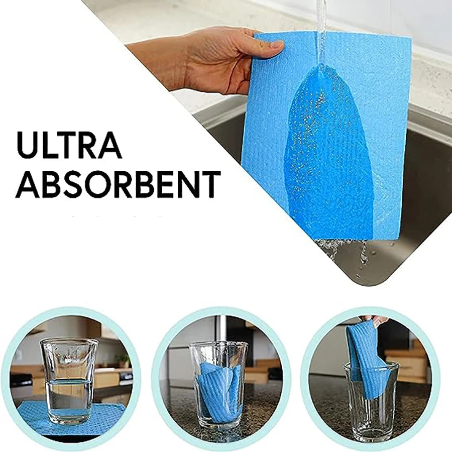 Natural & Reusable Cleaning Cloths