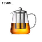 Glass Tea Kettle Precision Infuser Glass With Whistle