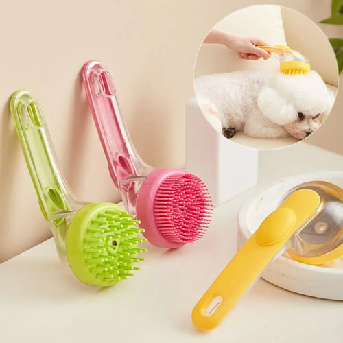 The Daily Scrub: Long-Handle Pet Bath & Grooming Brush